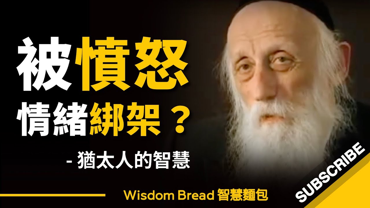 如何不被憤怒情緒綁架？猶太拉比的智慧 - Rabbi Dr. Abraham Twerski（中英字幕）