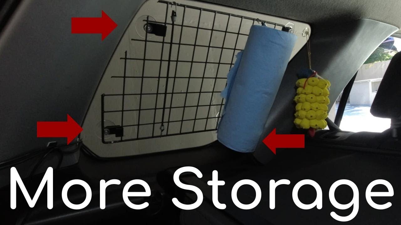 Create More Interior Space with a DIY Wire Mesh Molle Panel