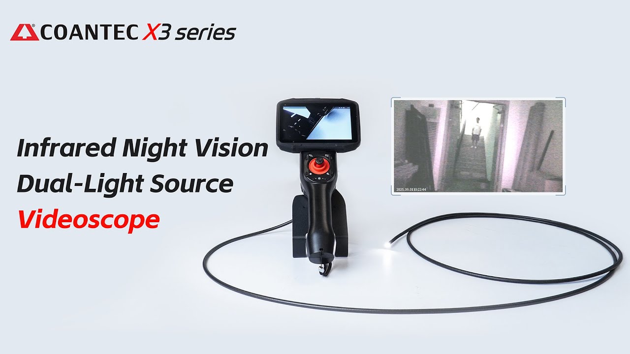Security and Anti-Smuggling Tool:  Coantec X3 Professional Dual-Light Source Videoscope