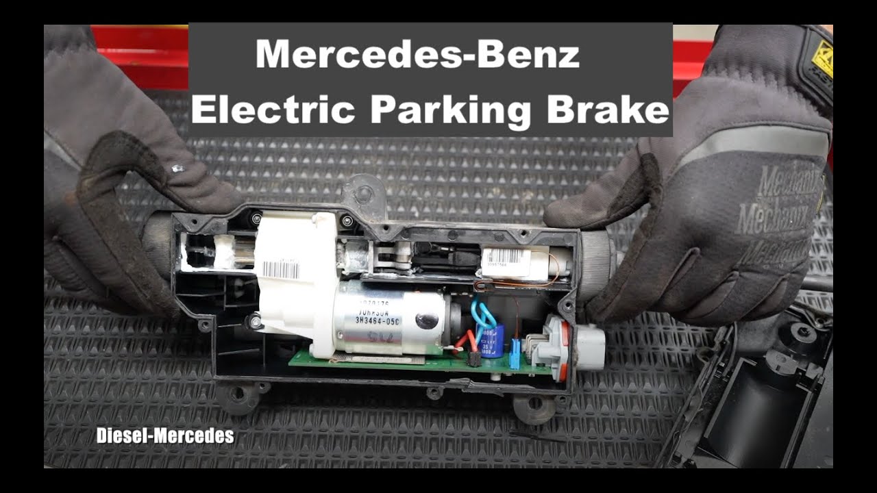 Диагностика, ремонт и сброс настроек электрического стояночного тормоза Mercedes