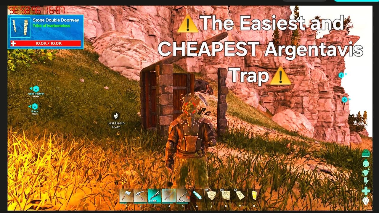 ⚠️ Ark Survival Ascended: The BEST & Cheapest Argentavis Trap Guide! ⚠️