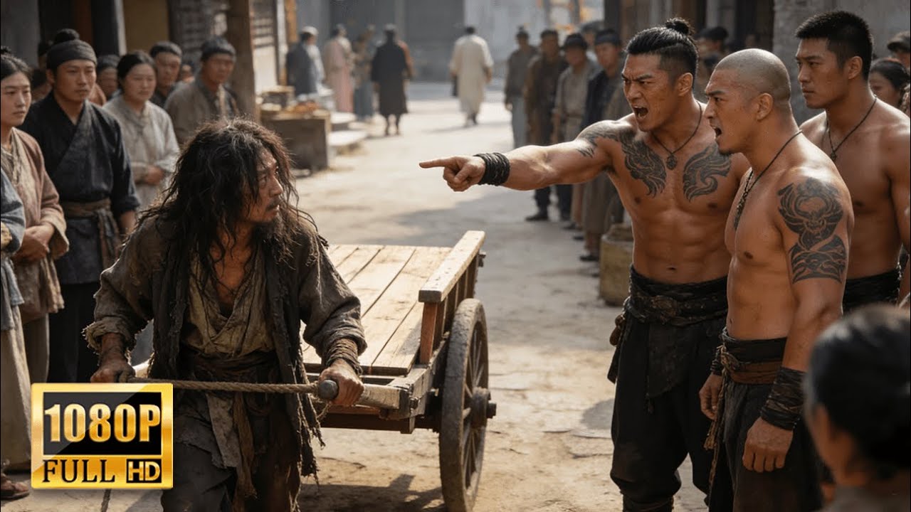 惡霸瞧不起拉車乞丐，殊不知他是功夫高手，一招秒殺惡霸！Kung Fu | 功夫 | 動作片