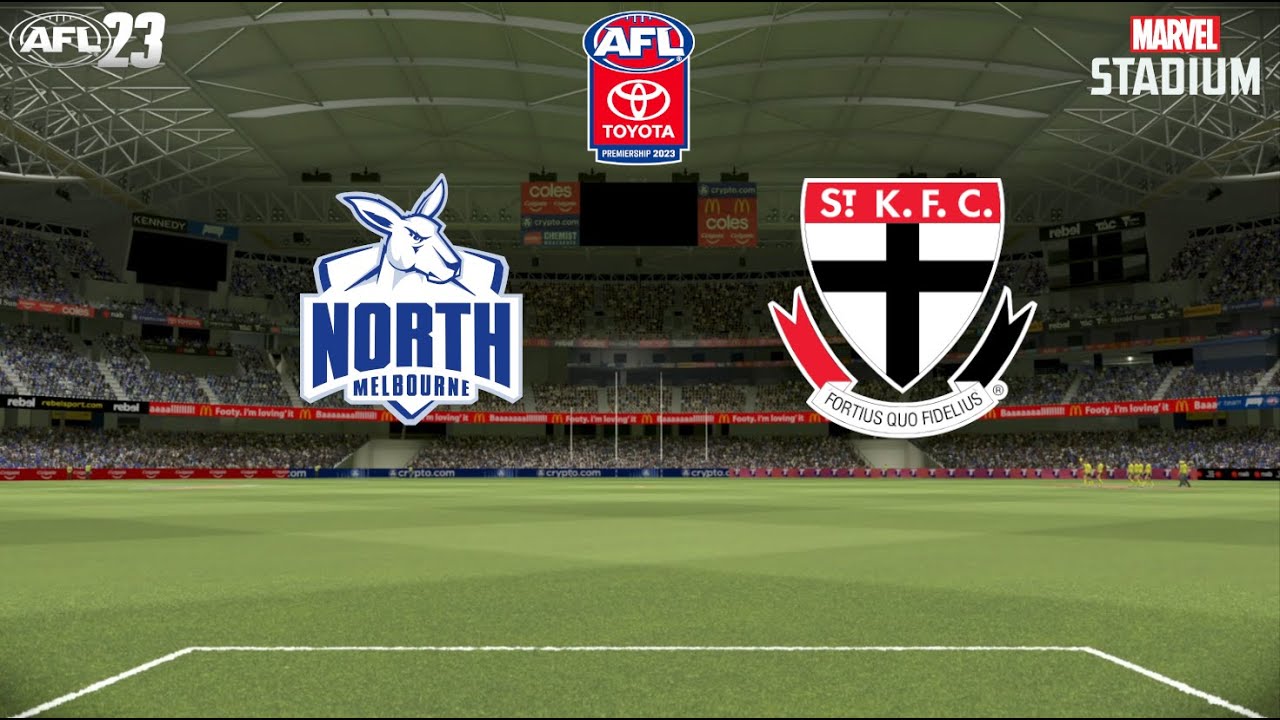 North Melbourne vs St Kilda - AFL 23