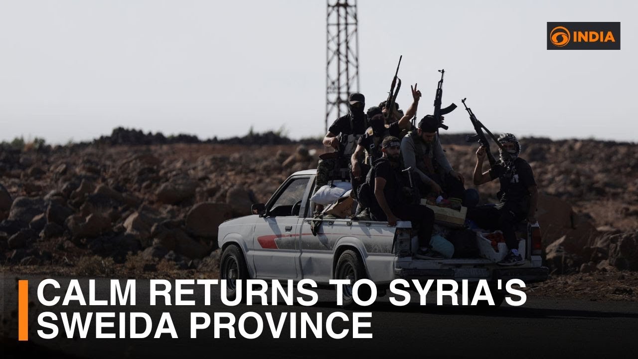 Calm returns to Syria's Sweida province: Authorities evacuate Bedouin families from the city