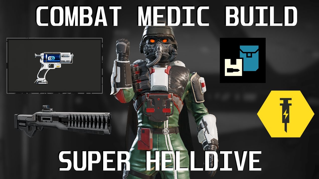 Helldivers 2 - COMBAT MEDIC BUILD - 2 DEATHLESS MISSIONS - Super Helldive - Automatons