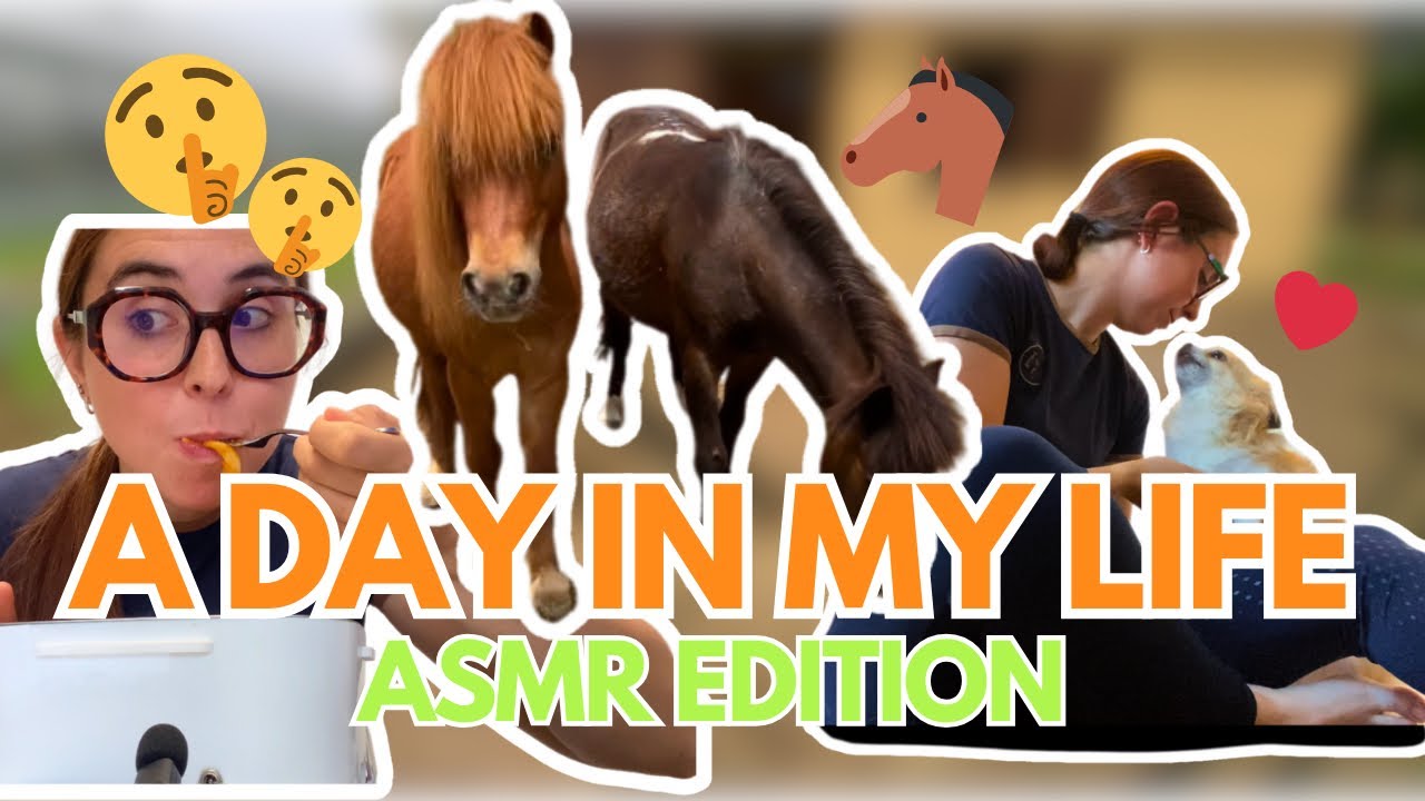 A Day in my Horse Life 🐴 #ASMR Edition 🤫