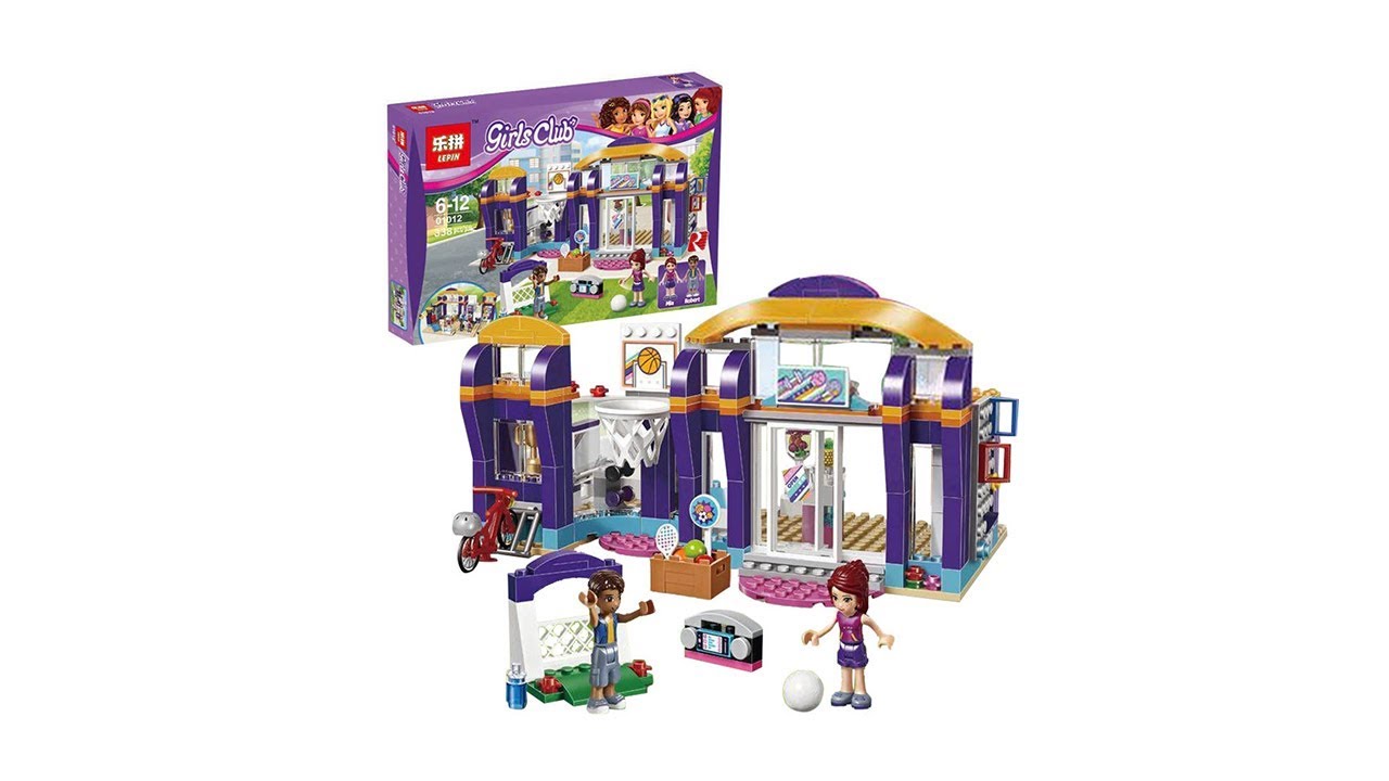 Конструктор Lepin 01012 - аналог Lego 41312 Friends Спортивный центр