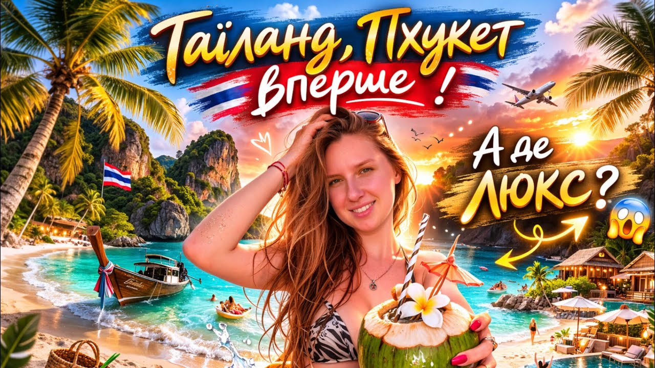 🇹🇭 ТАЇЛАНД, ПХУКЕТ: Це було помилкою? 🫤 ПЛЯЖ КАМАЛА – перше враження 🌊 Тревел влог українською 