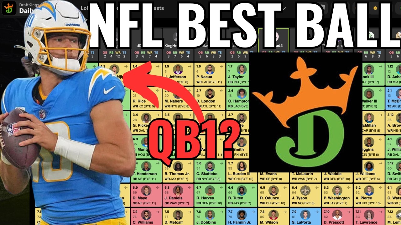 DraftKings NFL Best Ball Draft 2026! (Underdog Alternative)
