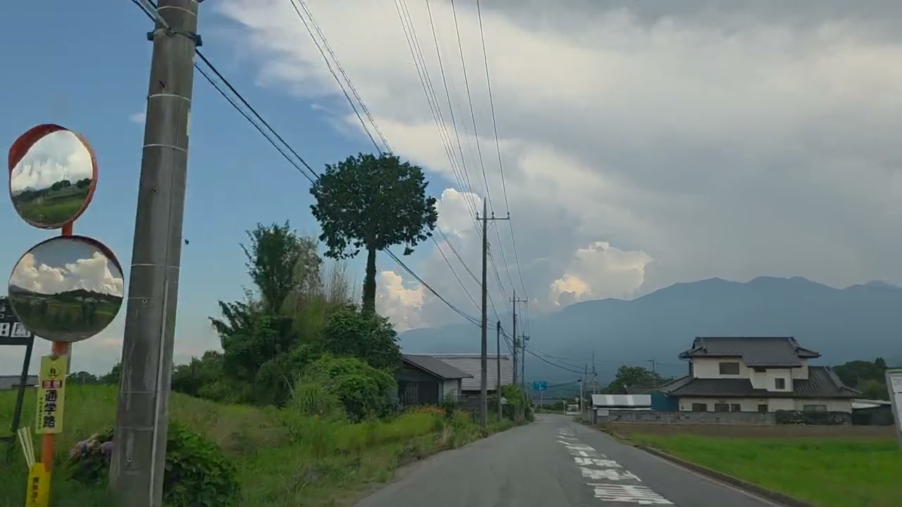 北杜ドライブ2025/7/25（北杜八ヶ岳公園線からキララシティ）