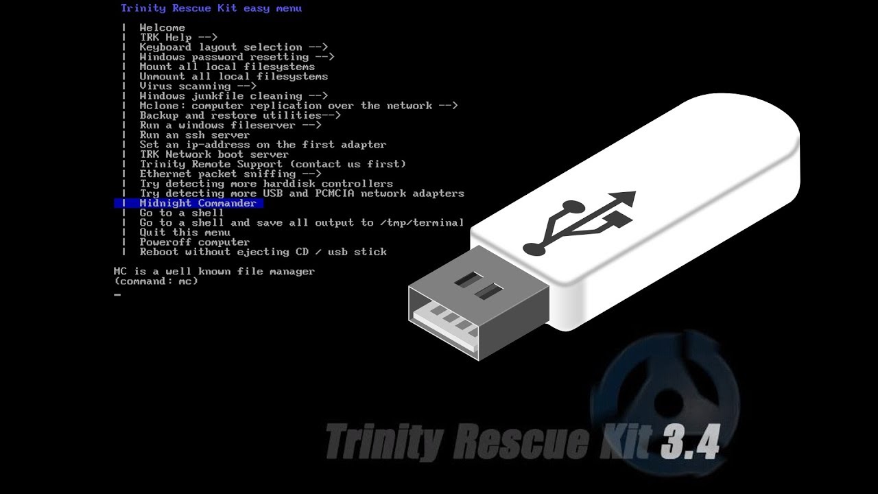 How to Create a Trinity Rescue Kit USB Live 2019 Guide