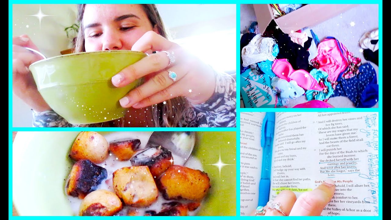 PROTEIN CEREAL + MESSY ROOM! // vlogust day 22