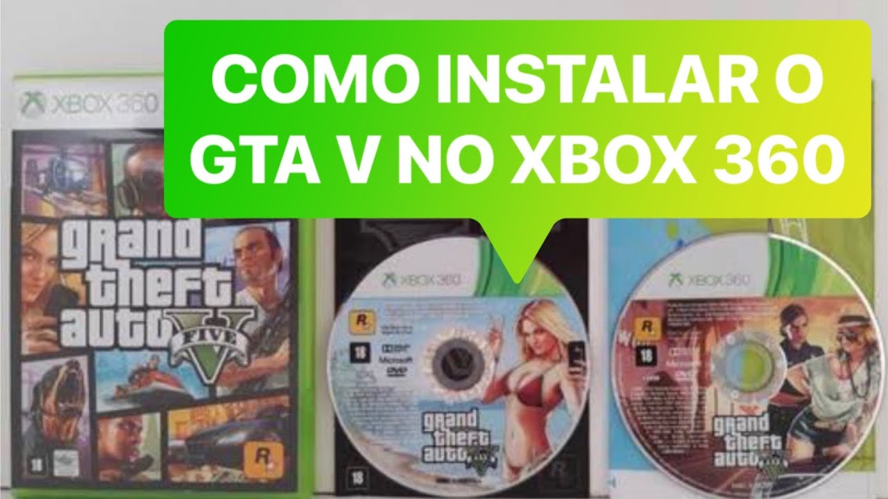 COMO INSTALAR O GTA V NO XBOX 360 DE 4 GB #xbox360 #gta #gta5