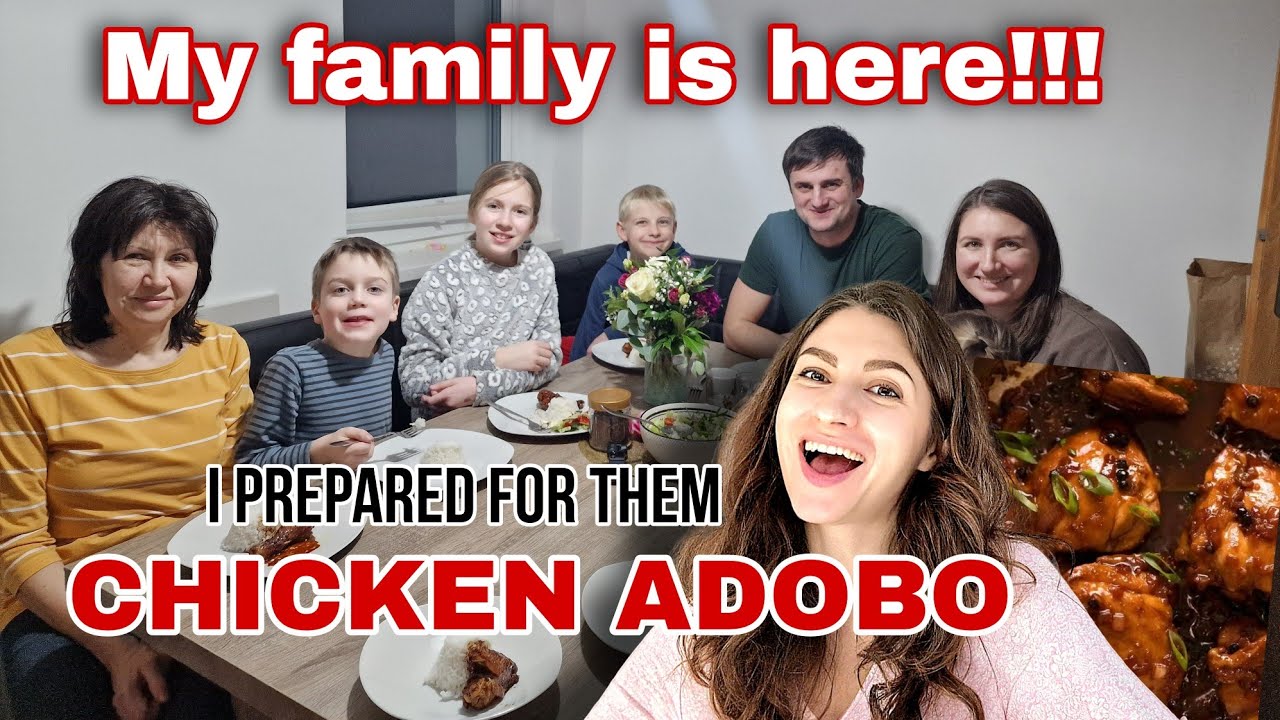 Try Filipino Food for a FIRST TIME and Explore Old Castle together|My Latvian family is finally here