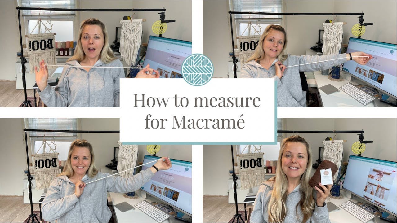 How Much Macrame Cord to Use, Easy Macrame Wall Hanging Instructions. Beginners DIY Tip New Design