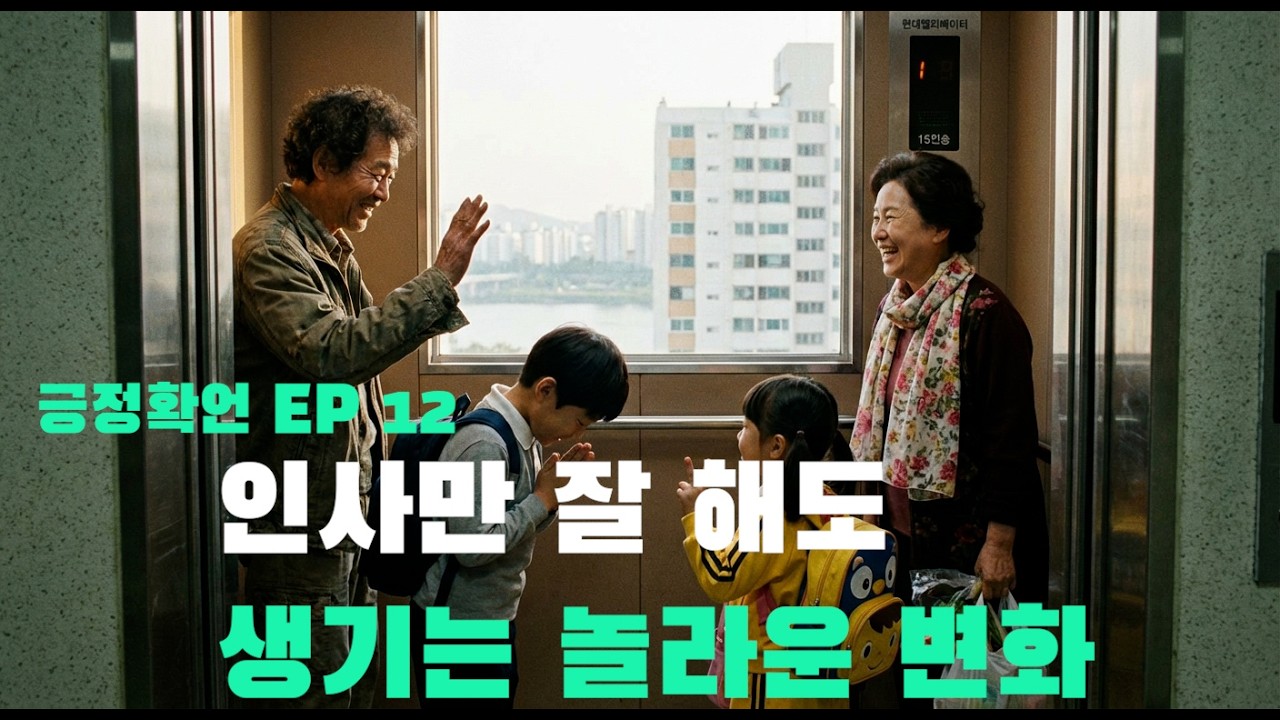 단 3초의 인사 긍정의 복리효과