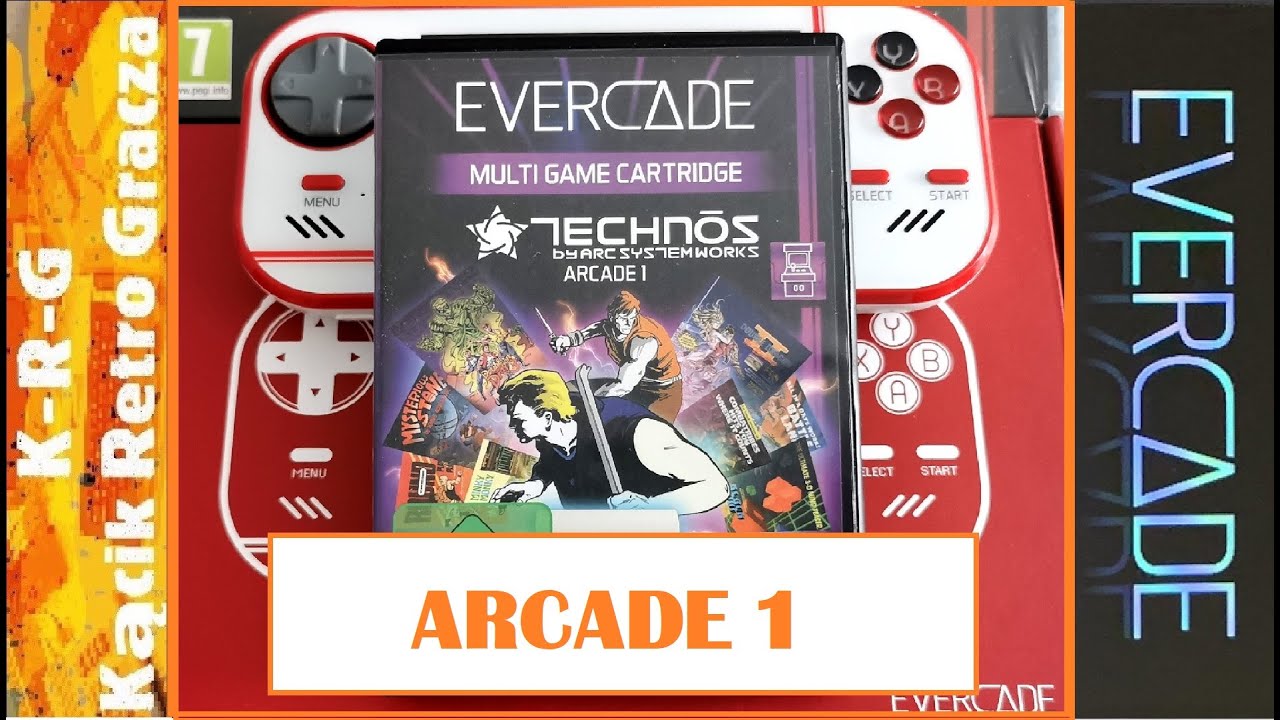 EVERCADE TECHNOS ARCADE 1  |  NOWY CARTRIDGE Z GRAMI ARCADE