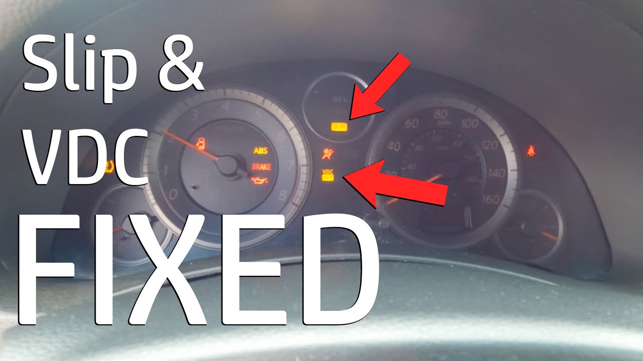 Как устранить ошибку «Slip» и индикатор VDC на Infiniti G35