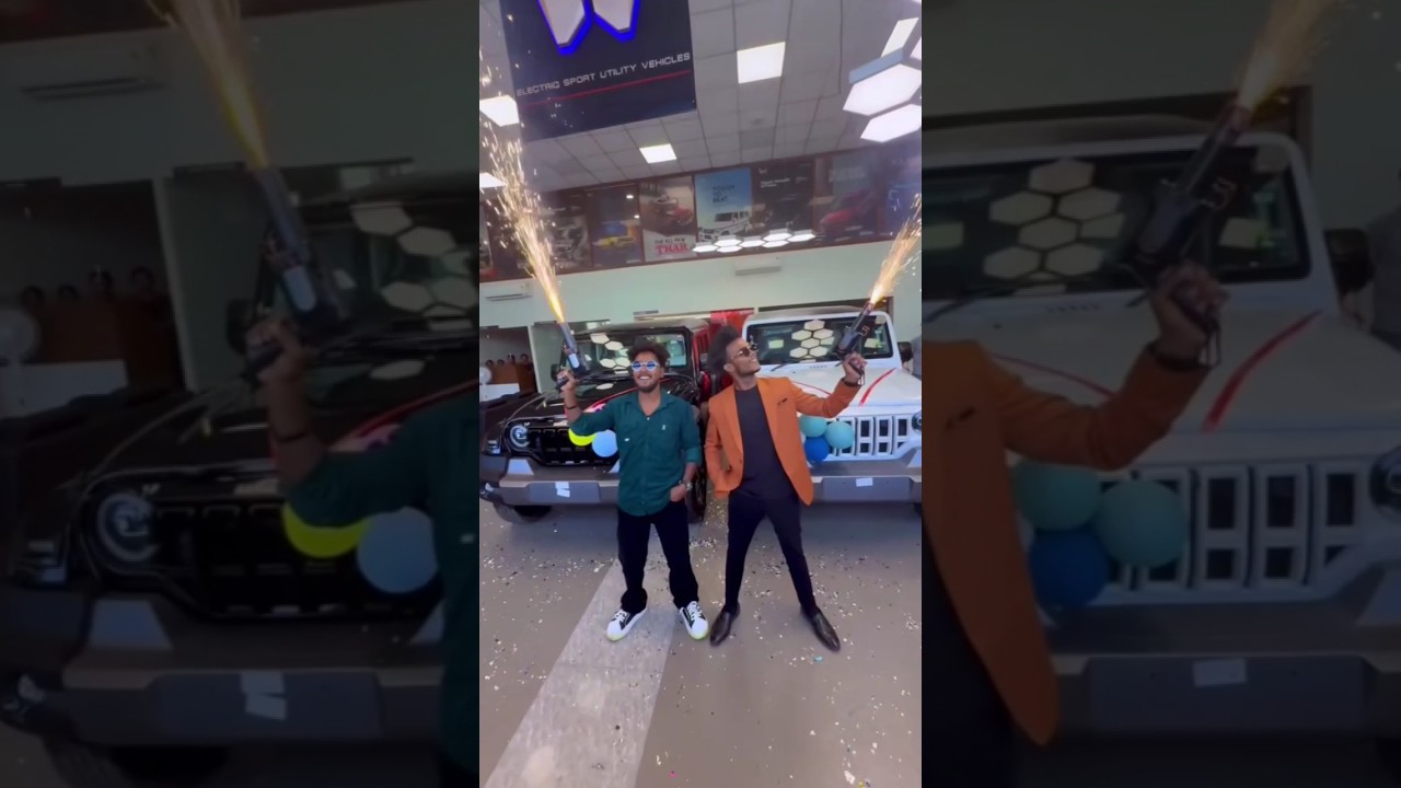 SURAJ ROX NEW CAR 😈 MAHINDRA THAR ROXX ✅#shorts #youtubeshorts #shortsvideo