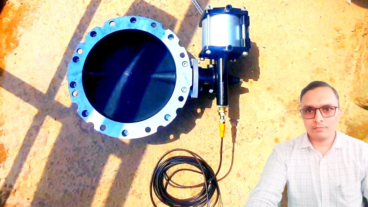 Wam butterfly valve VFS  fitting actuator with proximity indication ‎@SunilCDSPlant