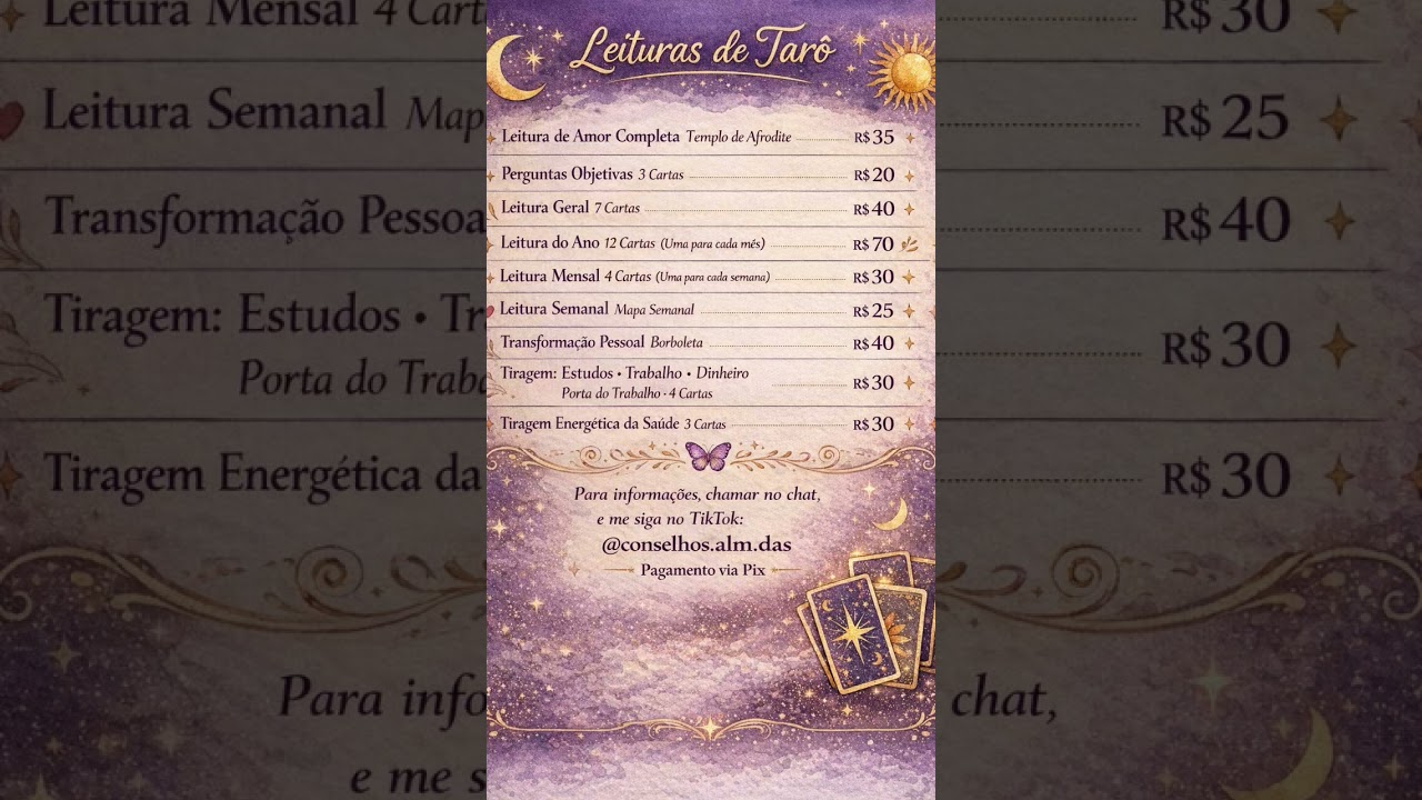 Leitura de tarot e baralho cigano 