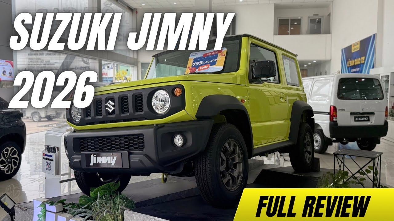 SUZUKI JIMNY 2026 | ƯU ĐÃI 95TR | BÁO GIÁ LĂN BÁNH CHI TIẾT