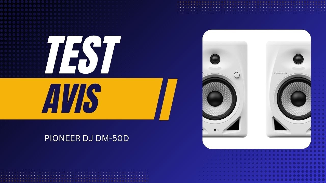 🏆 Pioneer DJ DM-50D (Test & Avis )