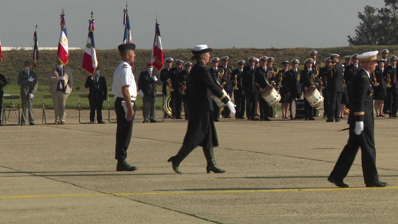 La base a&eacute;rienne d'Evreux d&eacute;sormais command&eacute;e par une femme, la colonelle Le Floch