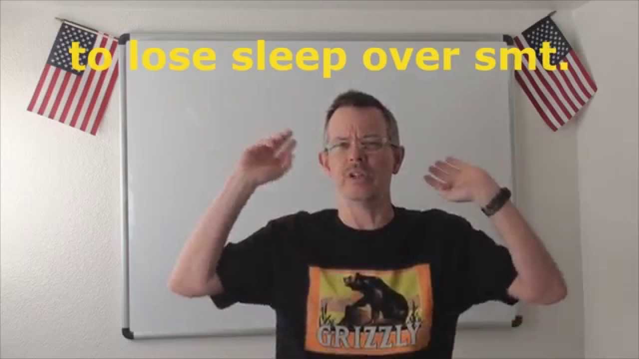 Learn English: Daily Easy English Expression 0670: to lose sleep over something