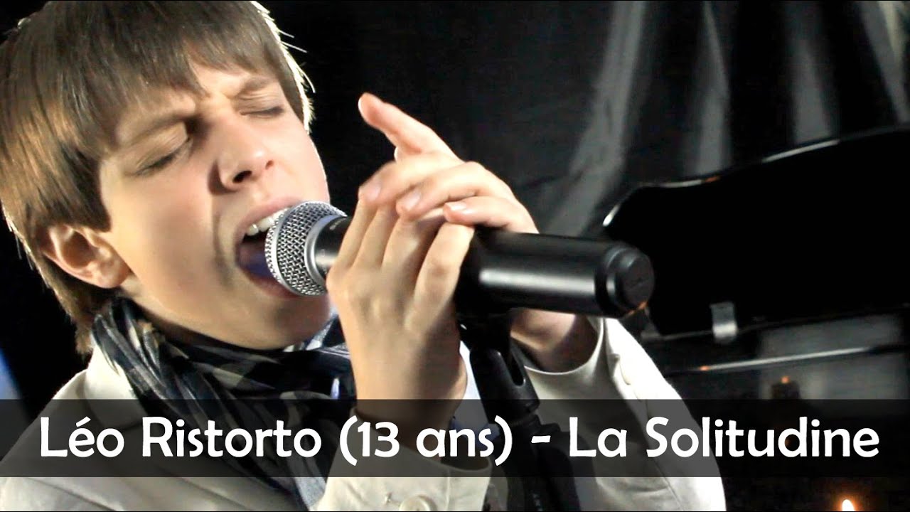 Léo Ristorto -THE VOICE KIDS 2 - La solitudine (cover)
