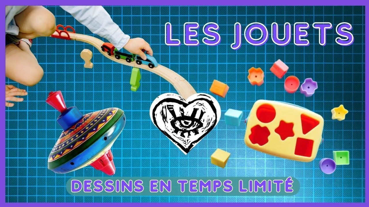 🇫🇷 Viens, on dessine des jouets ! 🇬🇧 Let's draw toys!
