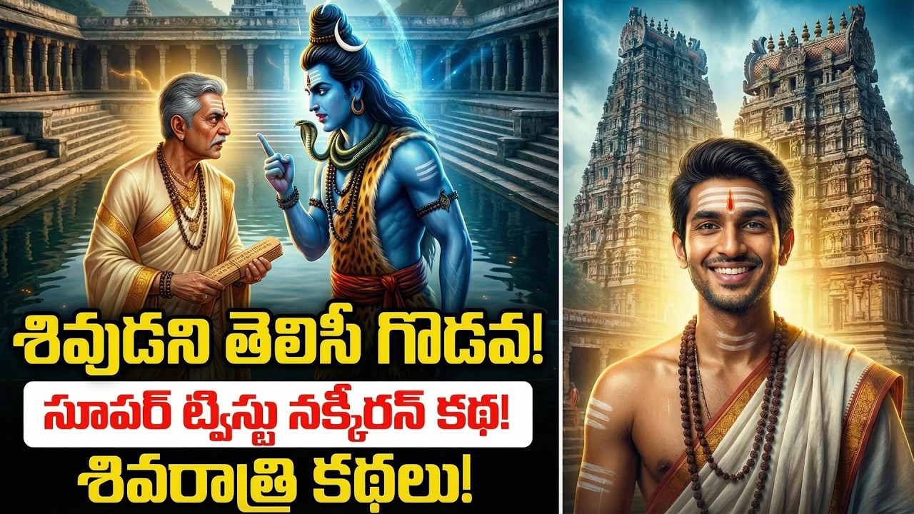 శివుడని తెలిసీ గొడవ! సూపర్ ట్విస్టుతో నక్కీరన్ కథ! శివరాత్రి కథలు! Nakkeeran katha Shivarathri katha
