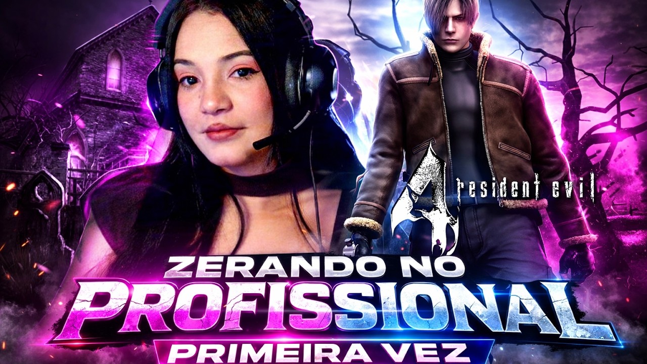 🔴 ESQUENTA RE REQUIEM: Jogando RE4 Clássico no Profissional