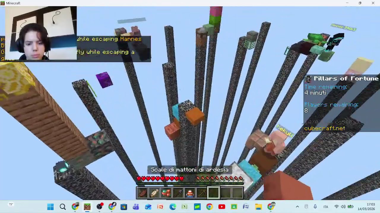 Live solo poi col bro su Minecraft!