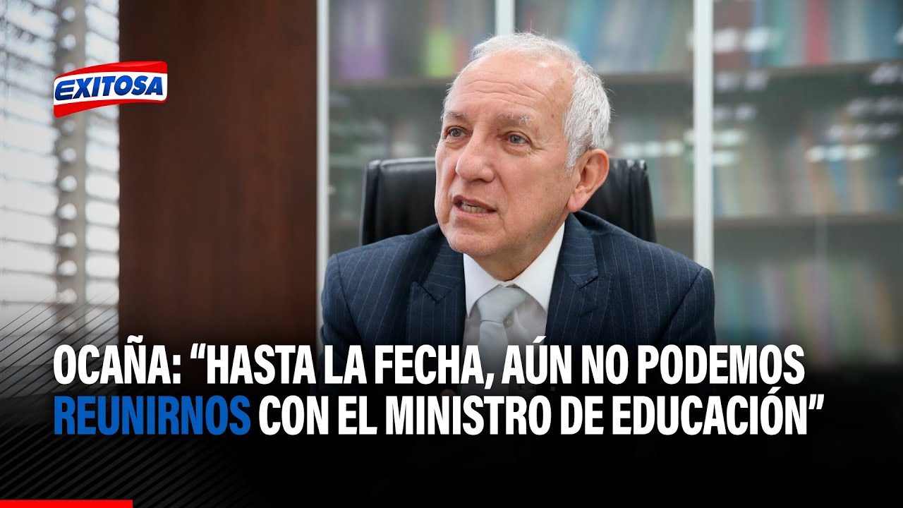 🔴🔵Ocaña: Hasta el momento no se define la fecha para la reunión con el ministro de Educación