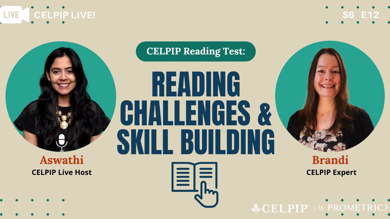 CELPIP Live! Reading Challenges and Skill Building - S6E12