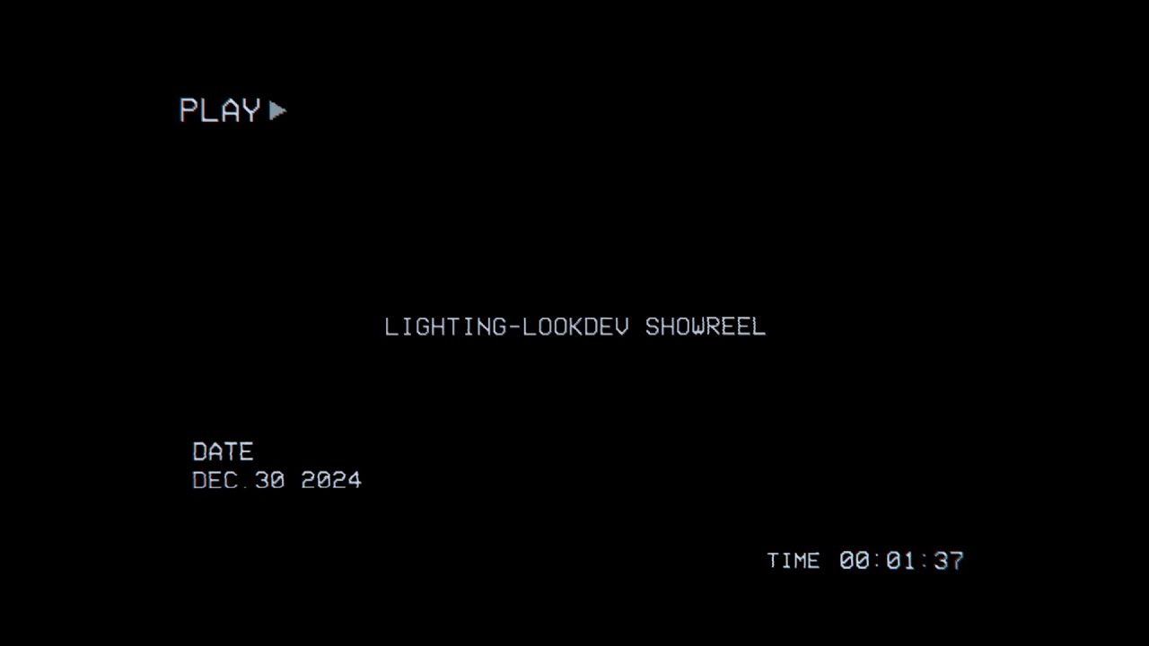 Lighting Lookdev Showreel 2024