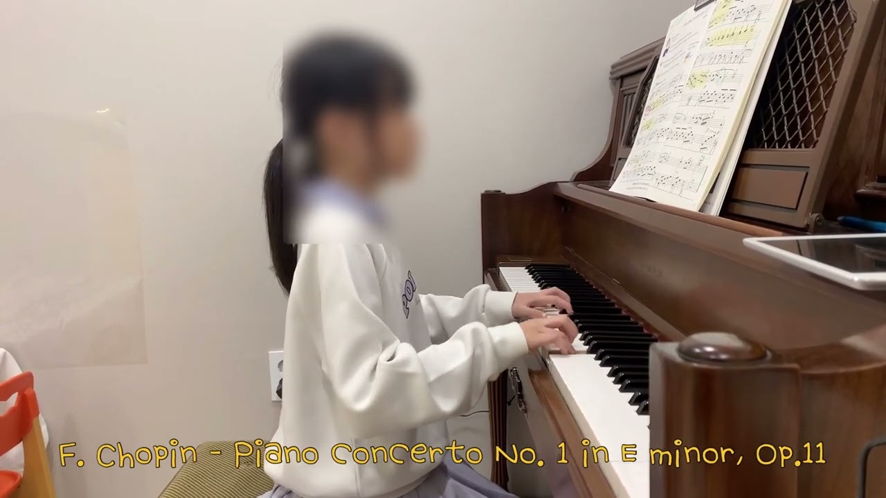 Pf. 김*윤(F. Chopin - Piano concerto No. 1 in E minor, Op.11)