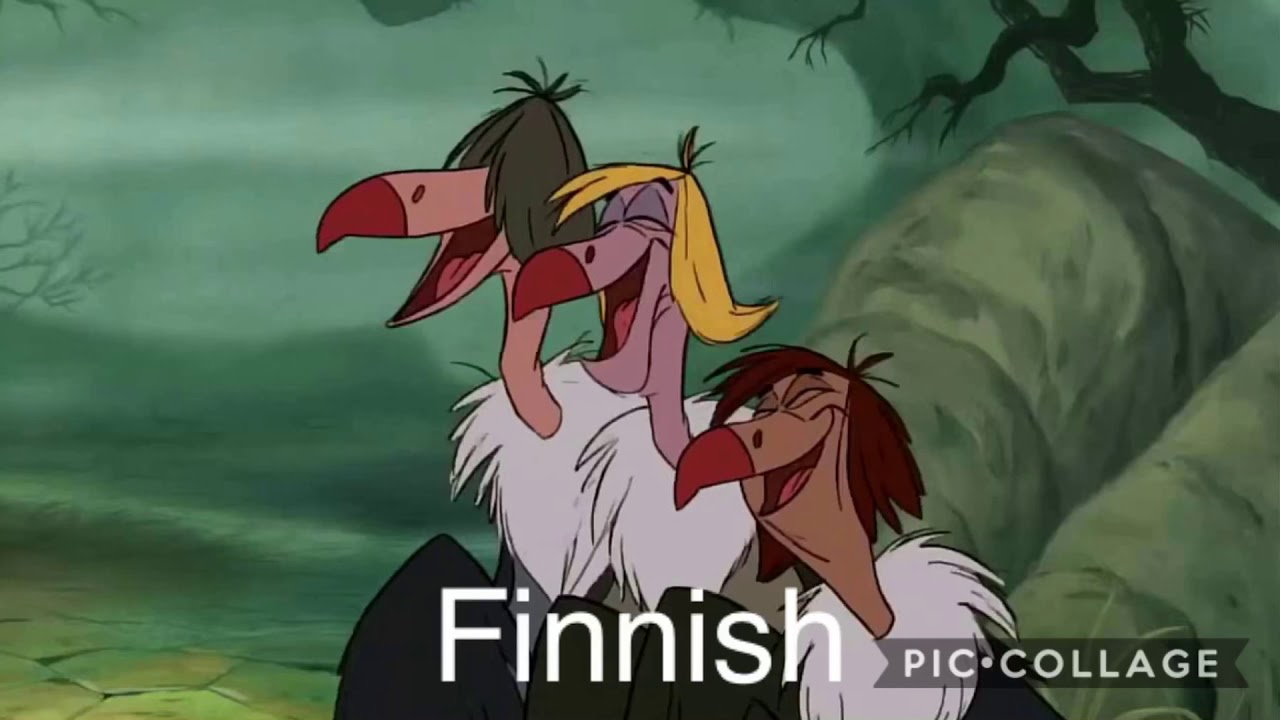 The Jungle Book That’s What Friends are For in 3 Langauges