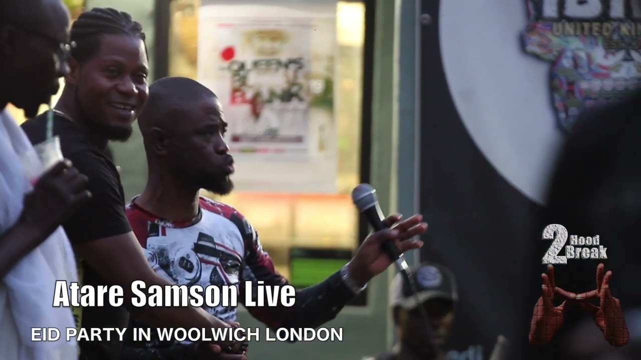 ATARE SAMSON - Eid Salah ILEYA Party In Woolwich London - (Fuji Live performance)2hood2break Tv