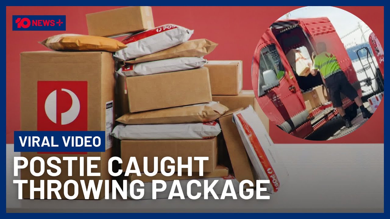 Australia Post Delivery Driver Seen Throwing Fragile Package | 10 News+