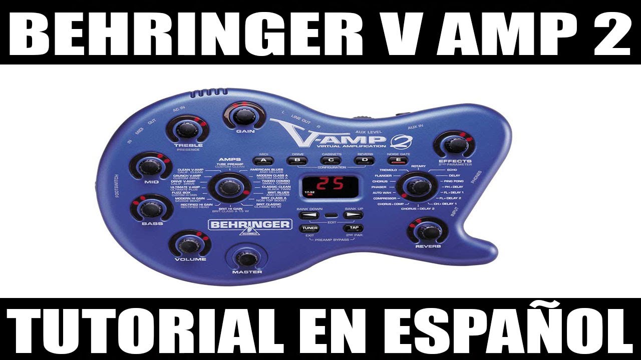 ▶️ Behringer v amp 2 tutorial en español