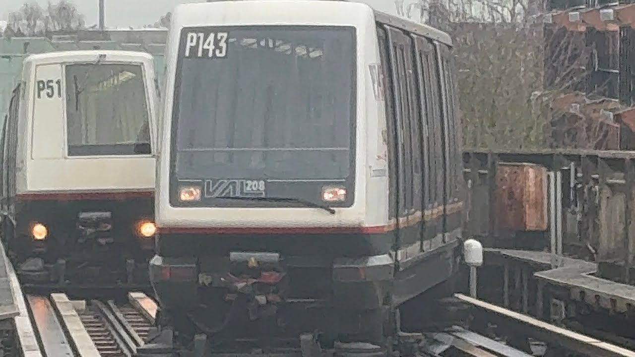 [METRO] ligne 2 🔴  trajet complet entre  St phillibert et CH dron avec la rame HP 143 