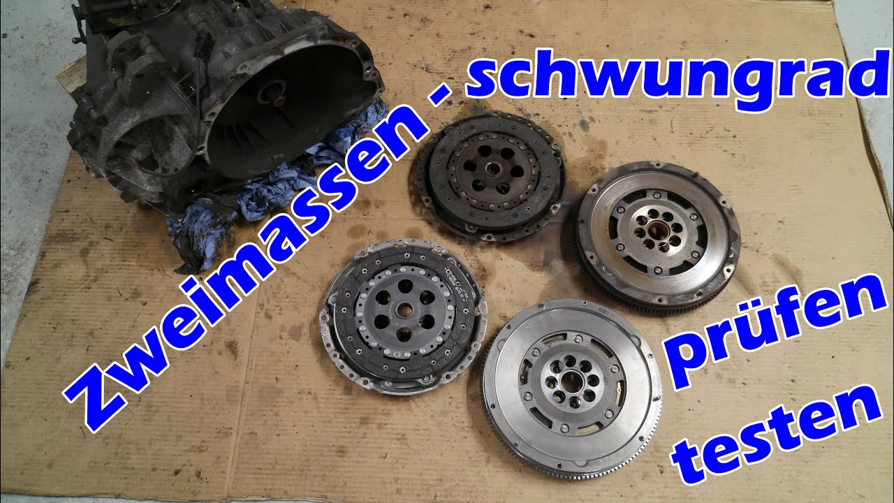 Zweimassenschwungrad ausgebaut und begutachten I Zwei Massenschwungrad prüfen testen defekt