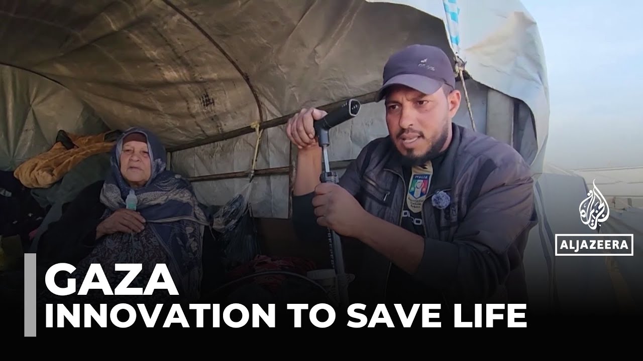Gaza Under Siege: Son Invents Way to Help Asthmatic Mother