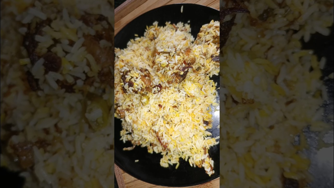 🍗🔥 കല്യാണ വീട്ടിലെ അതേ രുചിയിൽ ഒരു ചിക്കൻ ഫ്രൈ ബിരിയാണി. 🤤#MalayalamRecipe #BiriyaniShorts