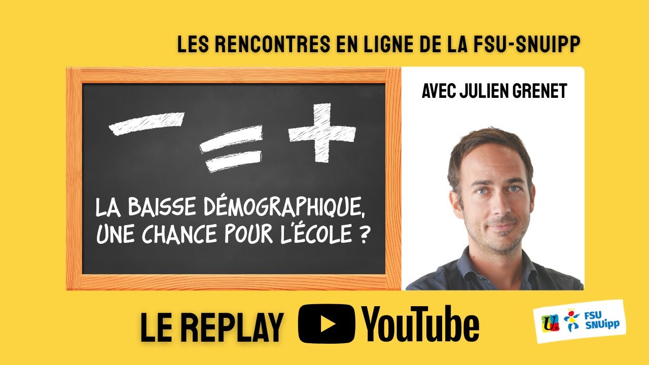 Baisse d&eacute;mographique : une chance pour l&rsquo;&Eacute;cole ?