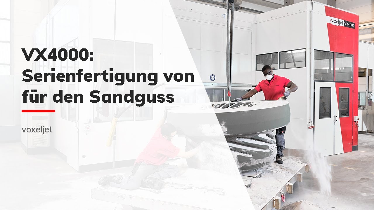 Der industrielle 3D-Drucker VX4000 f&uuml;r den Sandguss