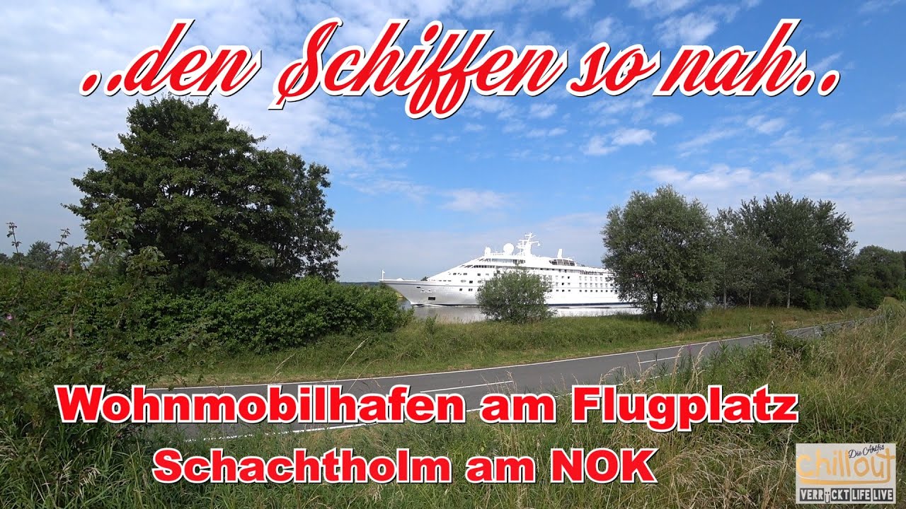 Wohnmobil Stellplatz Schachtholm direkt am Nord-Ostseekanal (NOK)💖Unsere Platzvorstellung✌
