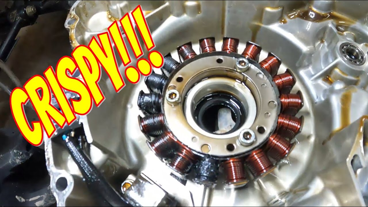 Kawasaki Brute Force 750i  no chargy-  Stator is FRIED!
